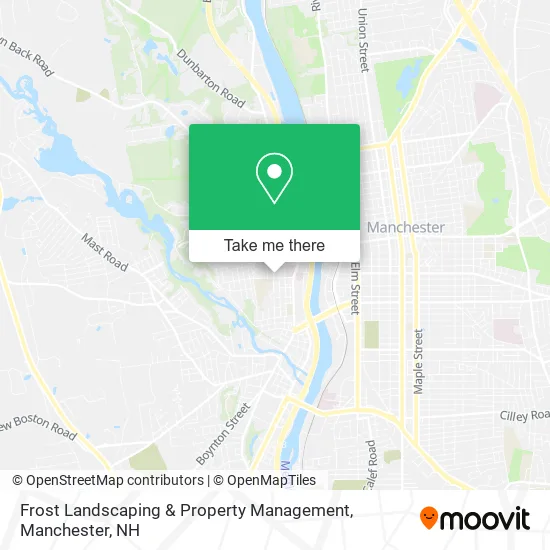 Frost Landscaping & Property Management map