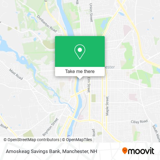 Amoskeag Savings Bank map