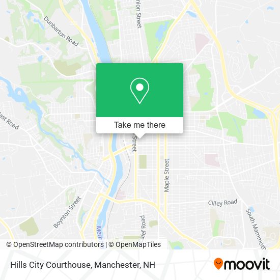 Hills City Courthouse map