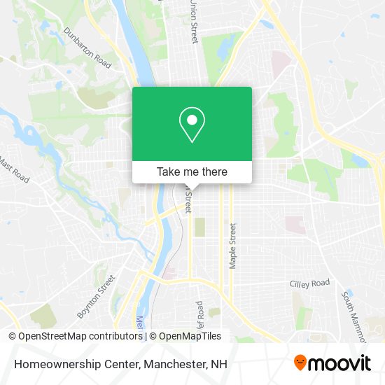 Homeownership Center map