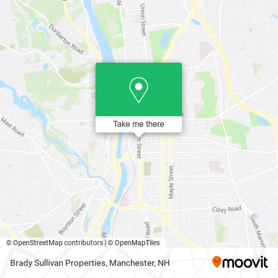 Brady Sullivan Properties map