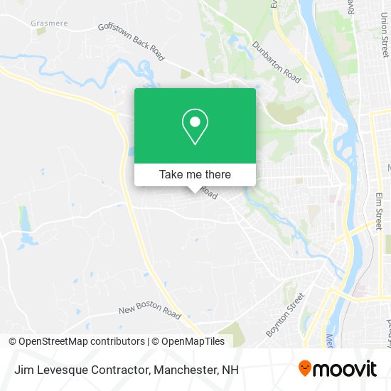Mapa de Jim Levesque Contractor