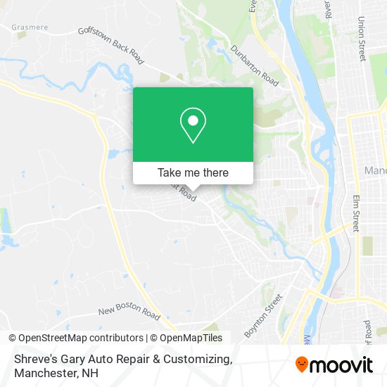 Shreve's Gary Auto Repair & Customizing map