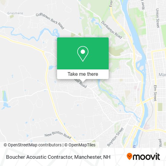 Boucher Acoustic Contractor map