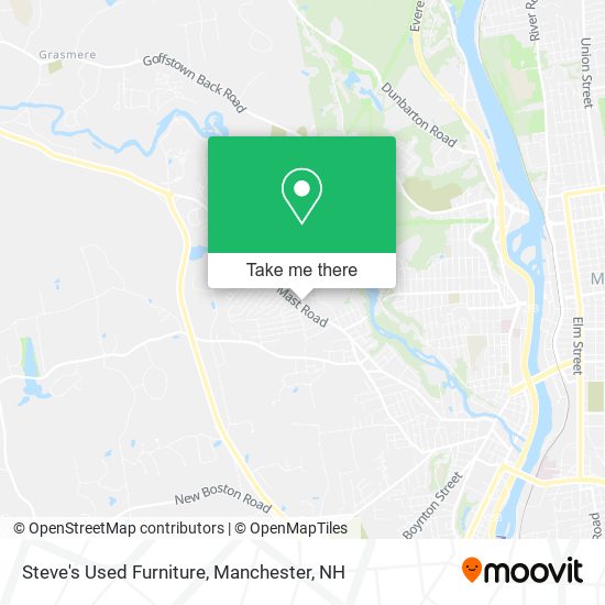 Steve's Used Furniture map