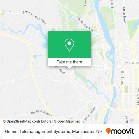 Gemini Telemanagement Systems map