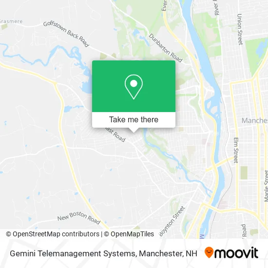 Mapa de Gemini Telemanagement Systems
