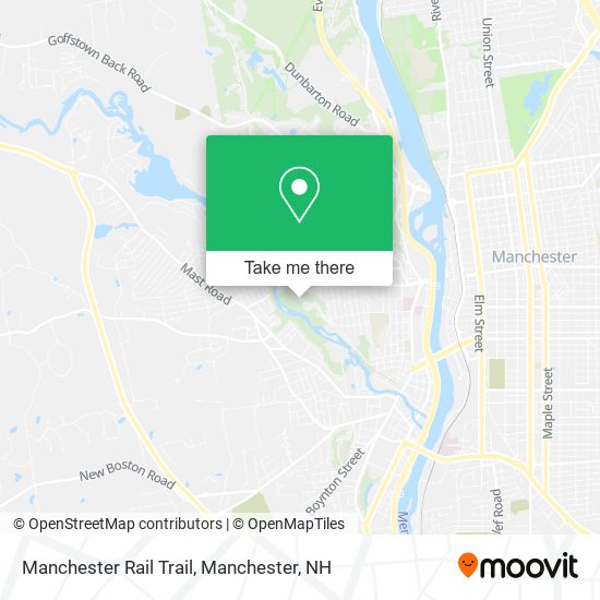 Manchester Rail Trail map