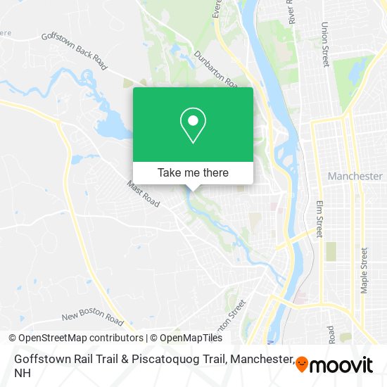 Mapa de Goffstown Rail Trail & Piscatoquog Trail