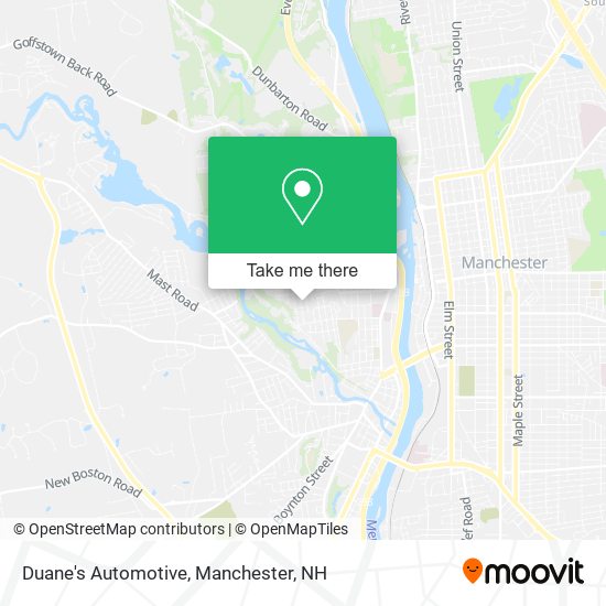 Mapa de Duane's Automotive