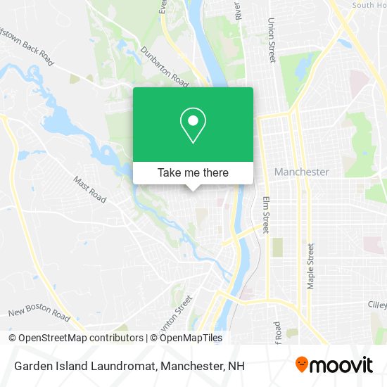 Garden Island Laundromat map