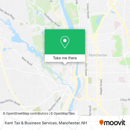Mapa de Kent Tax & Business Services