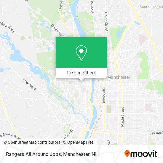 Rangers All Around Jobs map