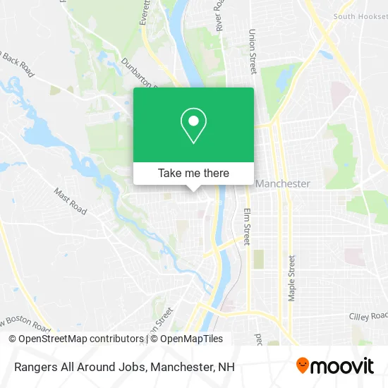 Rangers All Around Jobs map