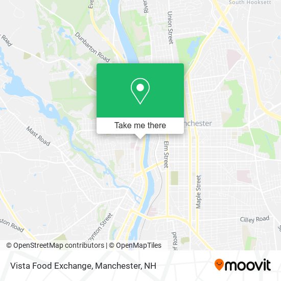 Vista Food Exchange map