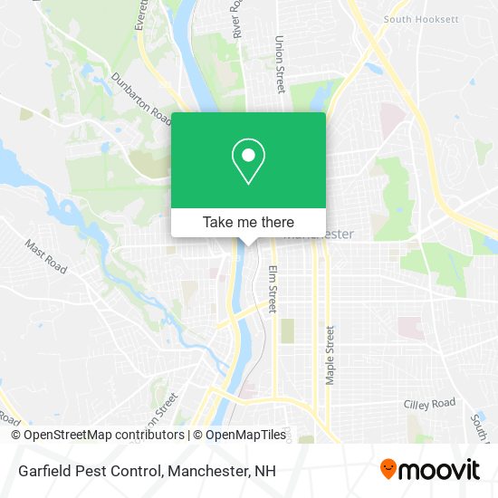 Mapa de Garfield Pest Control