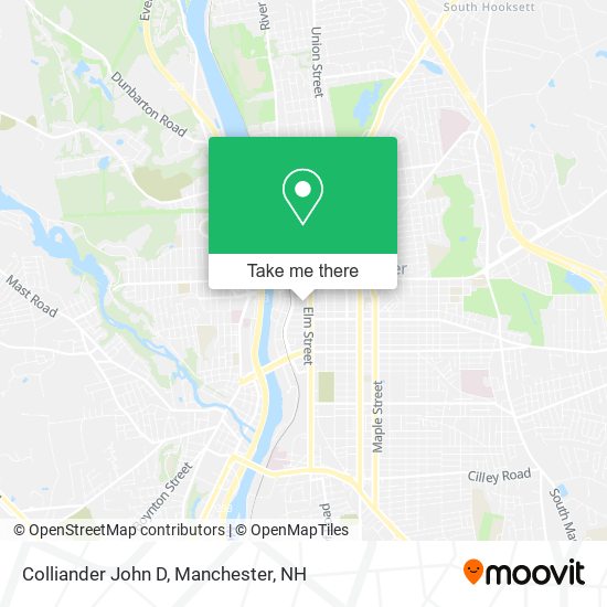 Colliander John D map