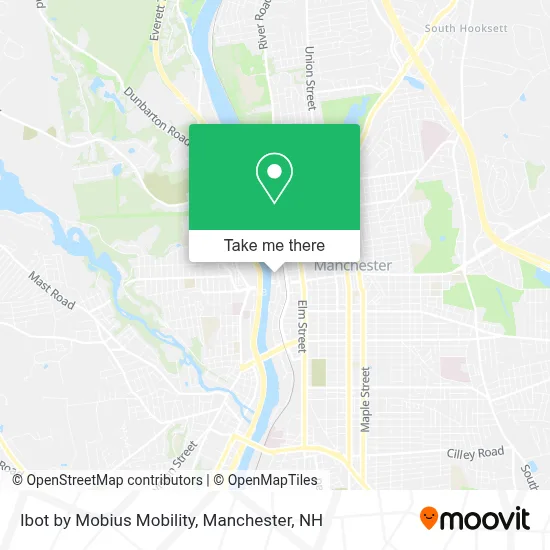 Ibot by Mobius Mobility map