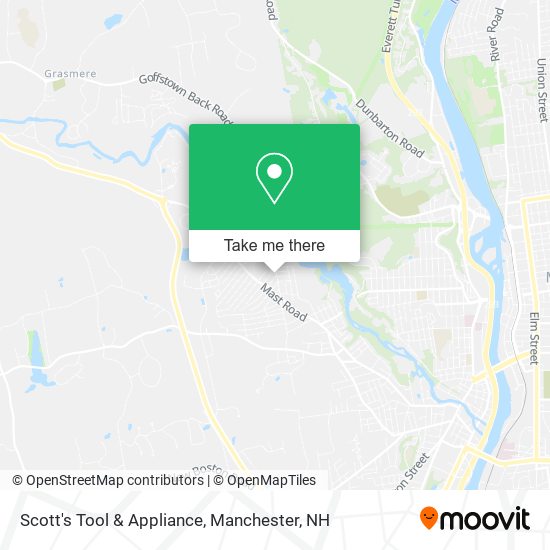 Scott's Tool & Appliance map