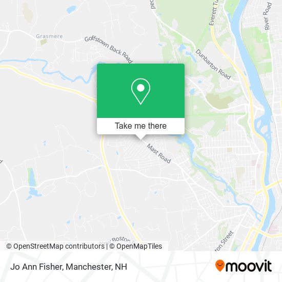 Mapa de Jo Ann Fisher