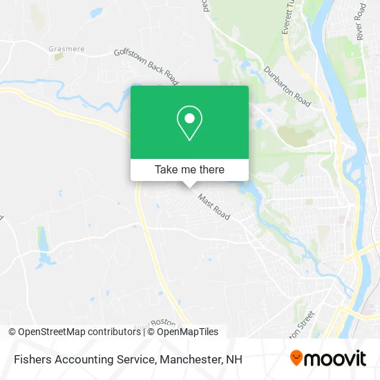 Fishers Accounting Service map