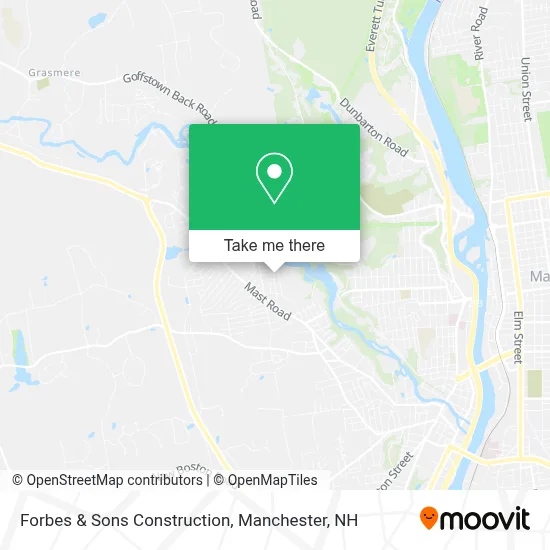 Forbes & Sons Construction map