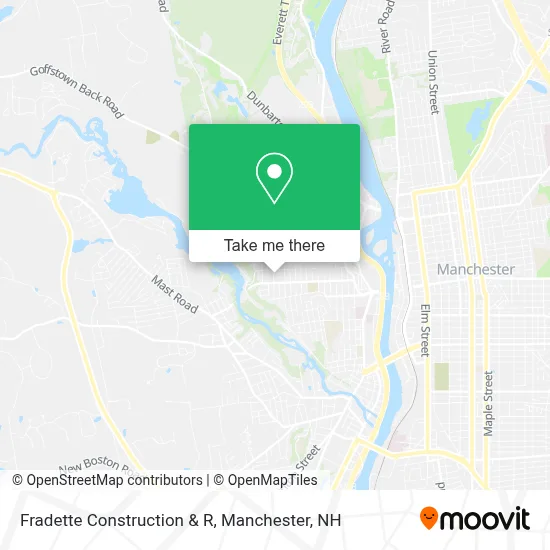 Fradette Construction & R map