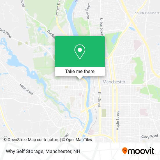 Why Self Storage map