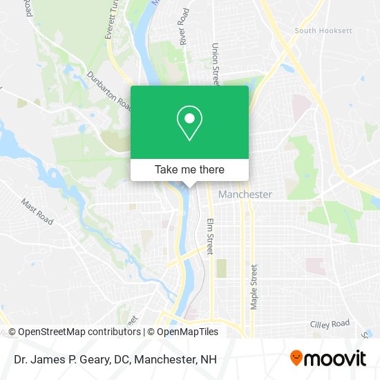 Mapa de Dr. James P. Geary, DC