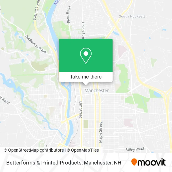 Betterforms & Printed Products map