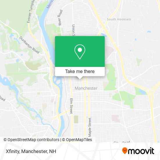 Mapa de Xfinity