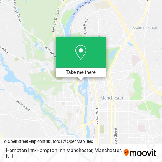 Hampton Inn-Hampton Inn Manchester map