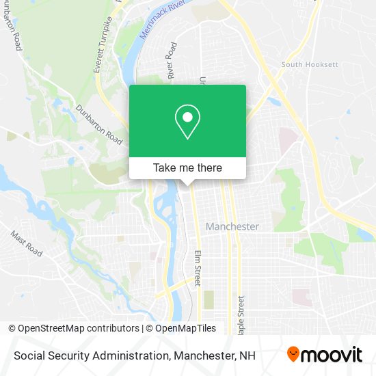 Social Security Administration map