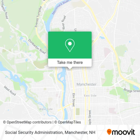 Social Security Administration map