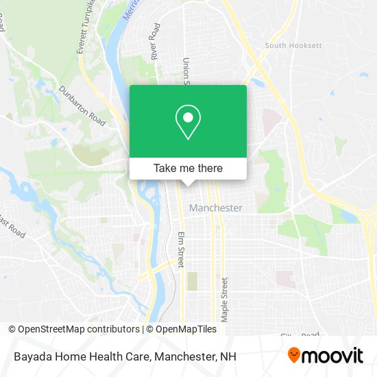 Mapa de Bayada Home Health Care