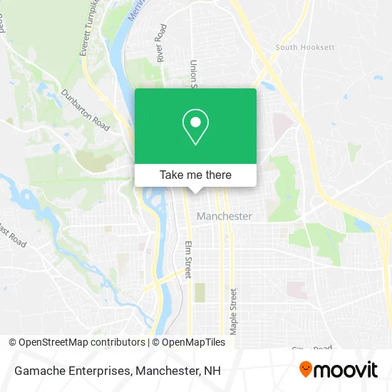 Gamache Enterprises map