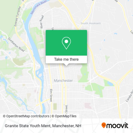 Granite State Youth Ment map