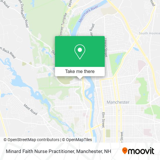 Minard Faith Nurse Practitioner map