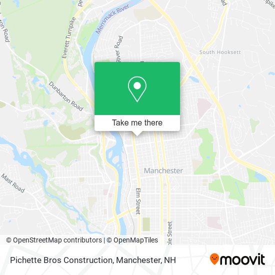 Pichette Bros Construction map