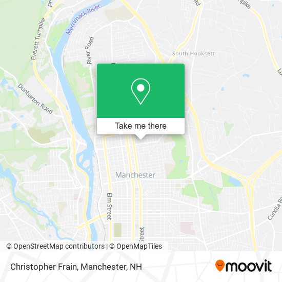 Christopher Frain map