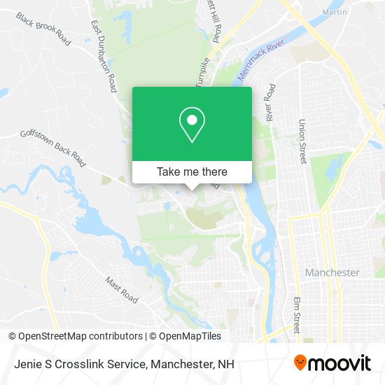 Jenie S Crosslink Service map