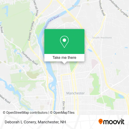 Deborah L Conery map