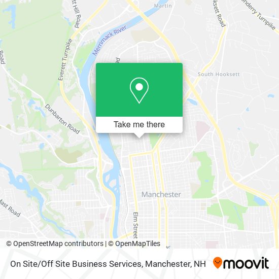 On Site / Off Site Business Services map
