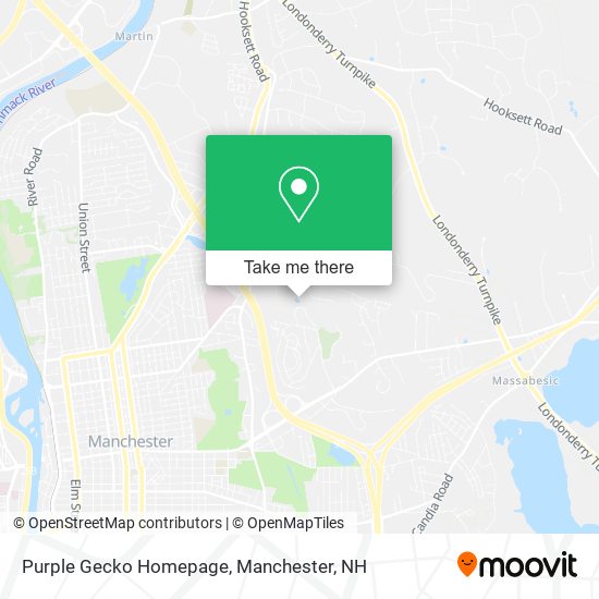 Purple Gecko Homepage map