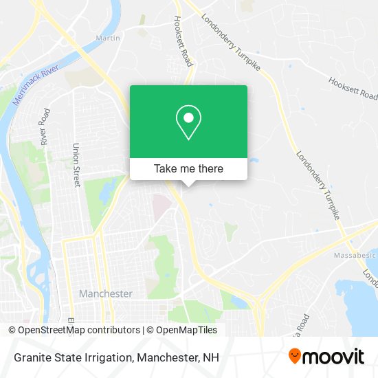 Granite State Irrigation map