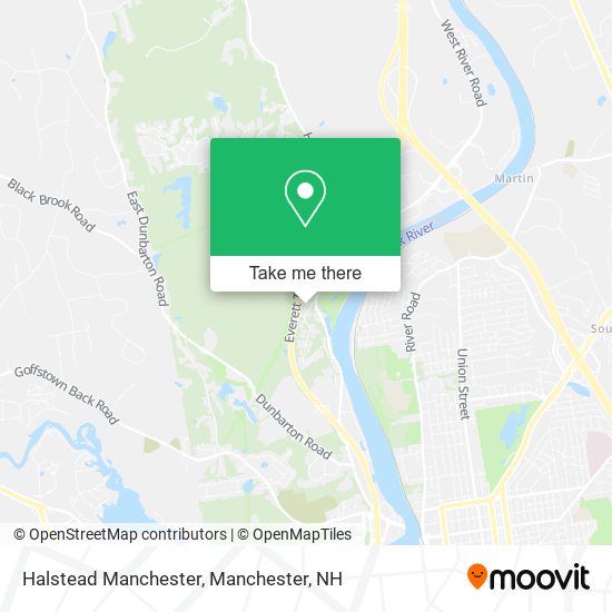 Halstead Manchester map
