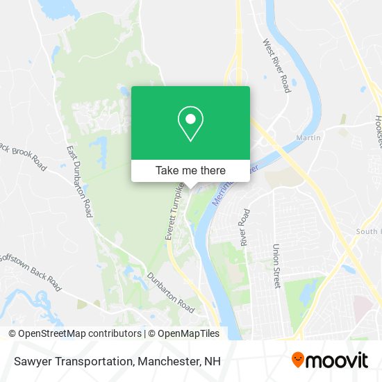 Sawyer Transportation map