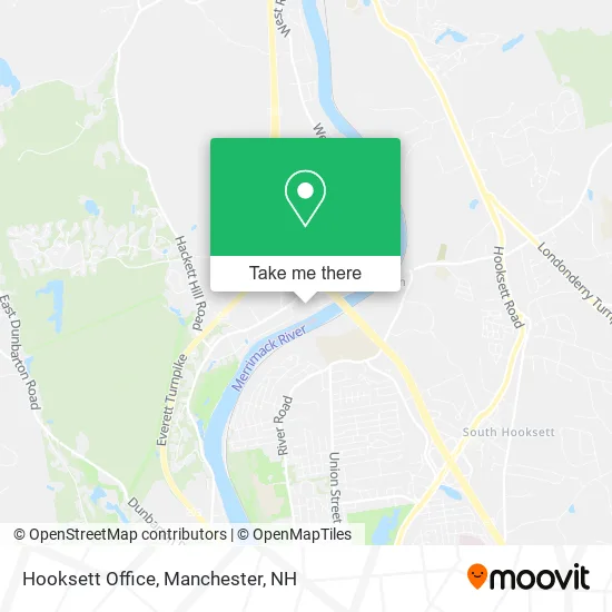 Hooksett Office map
