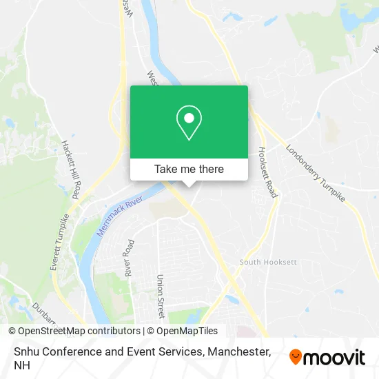 Snhu Conference and Event Services map