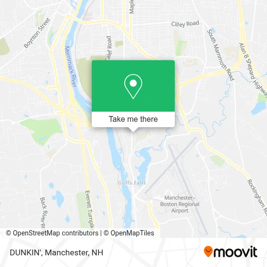 DUNKIN' map